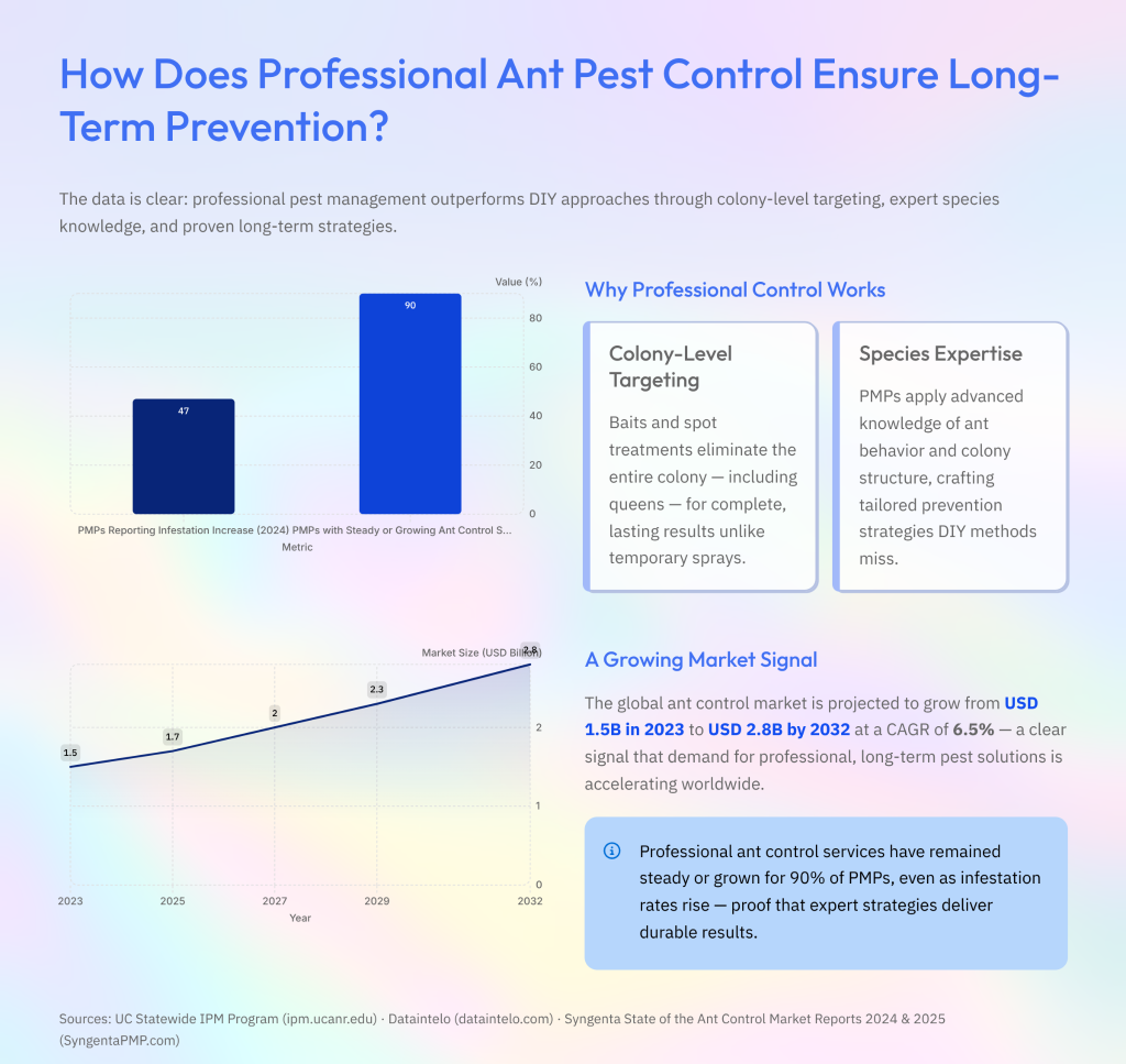 How Does Professional Ant Pest Control Ensure Long-Term Prevention?